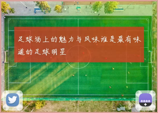 足球场上的魅力与风味谁是最有味道的足球明星