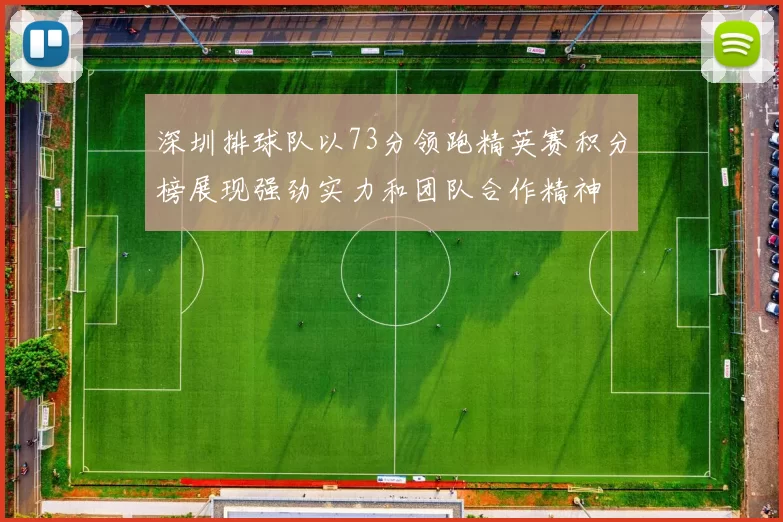 深圳排球队以73分领跑精英赛积分榜展现强劲实力和团队合作精神